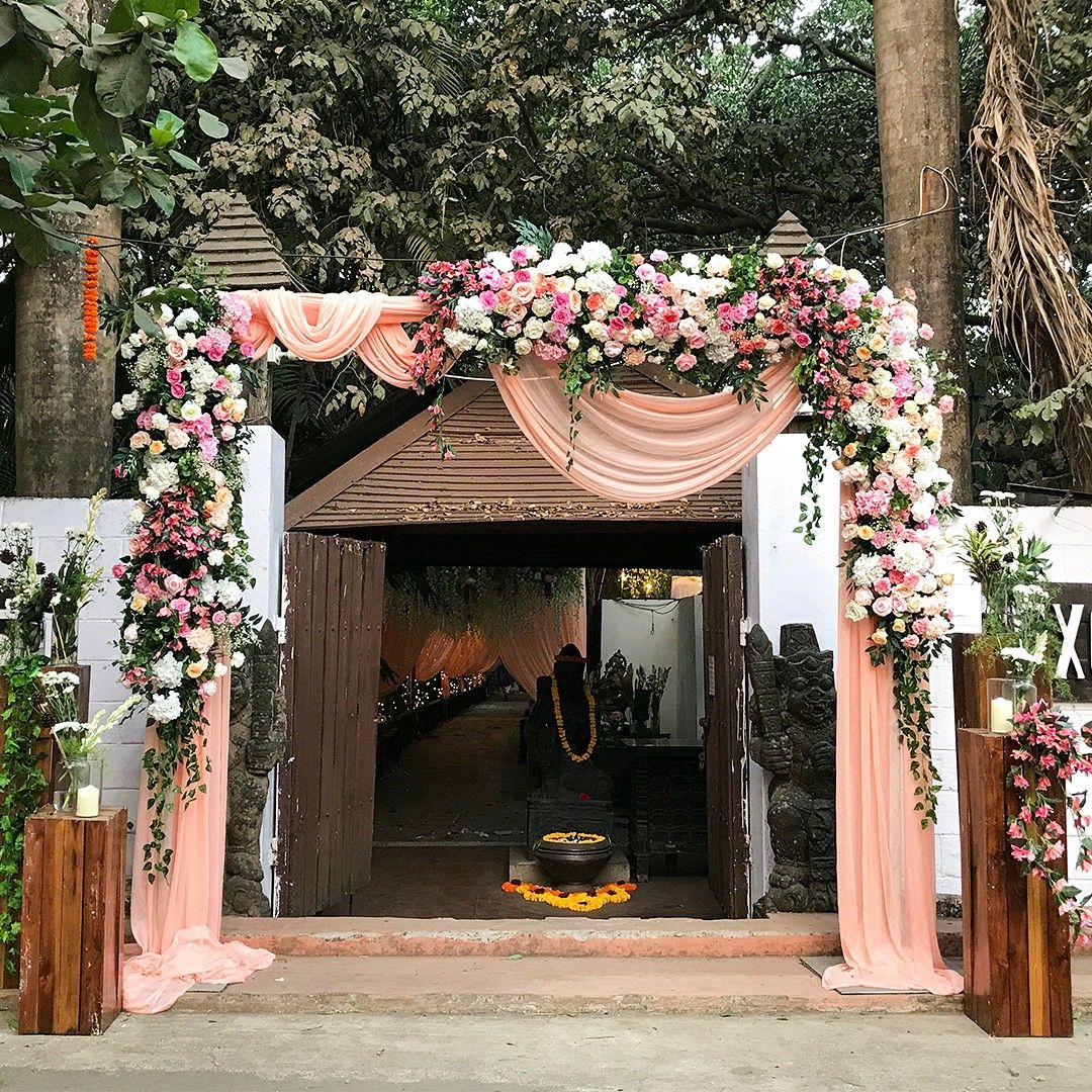Entrance Gate & Lighting Marriage Hall Decoration Ahmedabad